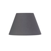 Abat-jour forme conique Ø25 gris ardoise Bague E27